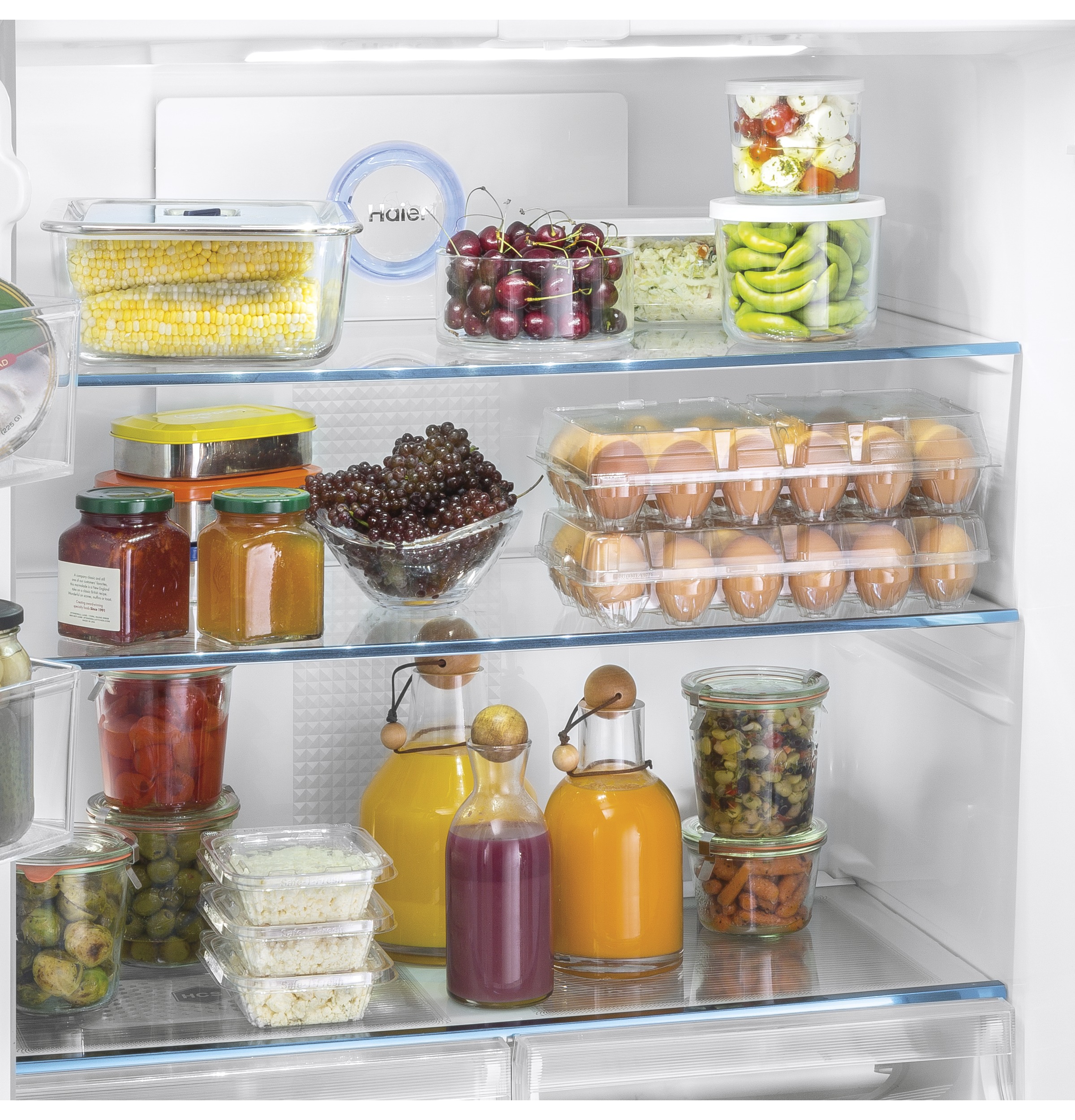 Haier ENERGY STAR® 16.8 Cu. Ft. Quad Door RefrigeratorHaier ENERGY STAR® 16.8 Cu. Ft. Quad Door Refrigerator view 6