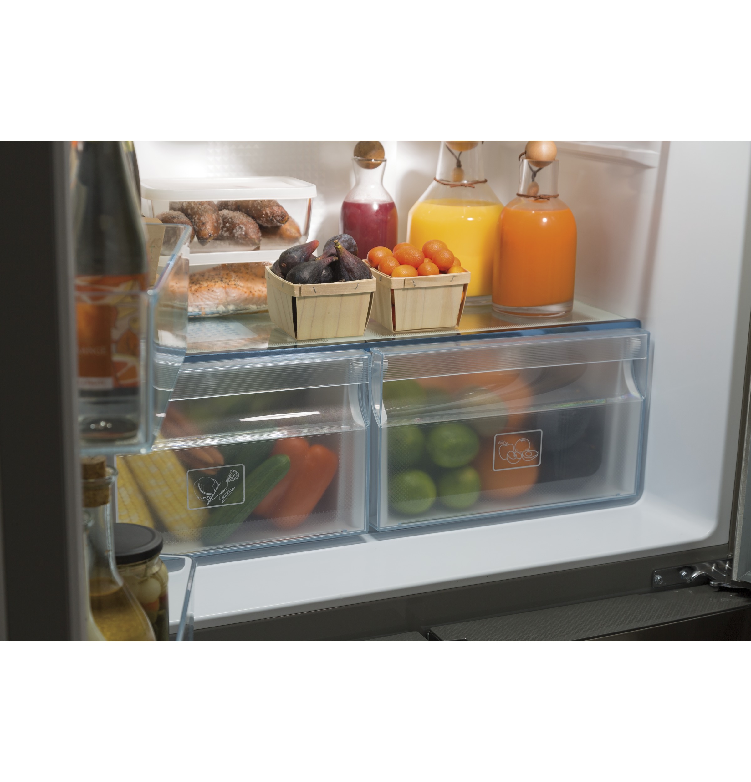 Haier ENERGY STAR® 16.8 Cu. Ft. Quad Door RefrigeratorHaier ENERGY STAR® 16.8 Cu. Ft. Quad Door Refrigerator view 12