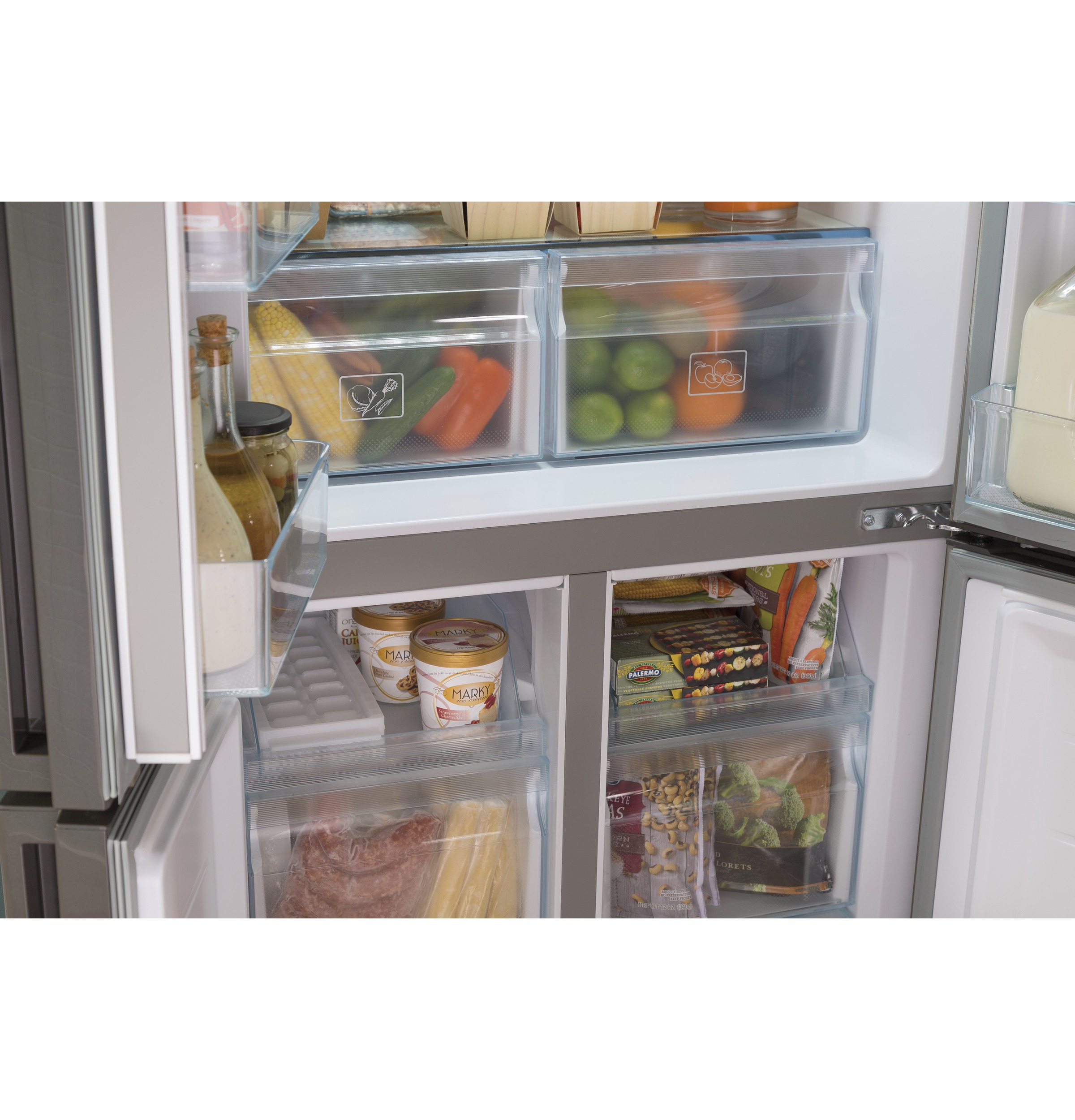Haier ENERGY STAR® 16.8 Cu. Ft. Quad Door RefrigeratorHaier ENERGY STAR® 16.8 Cu. Ft. Quad Door Refrigerator view 13