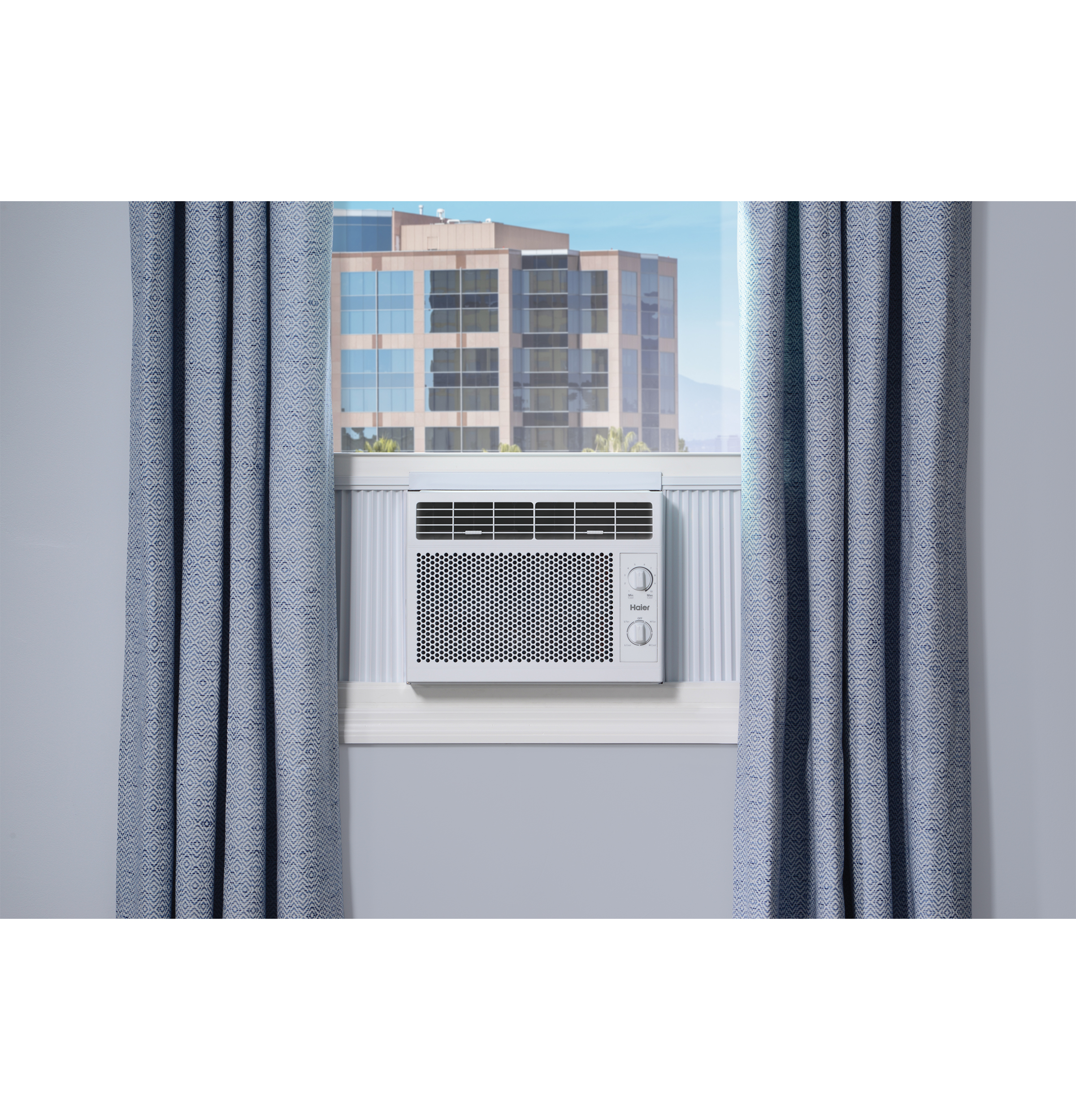 Haier 5,000 BTU Mechanical Window Air Conditioner for Small Rooms up to 150 sq ft.Haier 5,000 BTU Mechanical Window Air Conditioner for Small Rooms up to 150 sq ft. QHEC05AC
