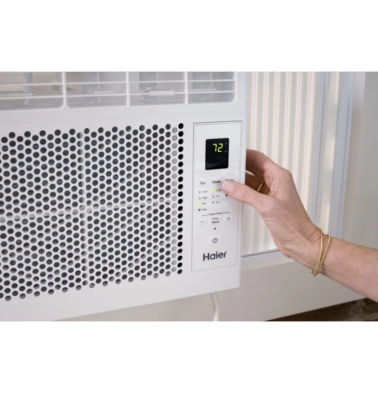 Haier 6,000 BTU Electronic Window Air Conditioner for Small Rooms up to 250 sq ft.Haier 6,000 BTU Electronic Window Air Conditioner for Small Rooms up to 250 sq ft. QHEE06AC