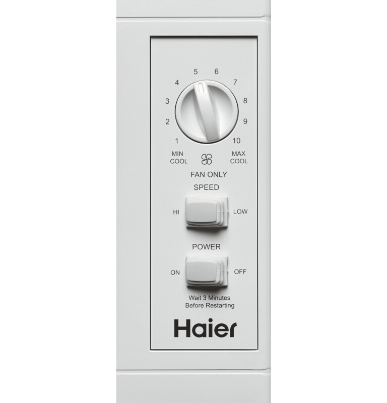 Haier 5,000 BTU Mechanical Window Air Conditioner for Small Rooms up to 150 sq ft.Haier 5,000 BTU Mechanical Window Air Conditioner for Small Rooms up to 150 sq ft. QHV05LZ