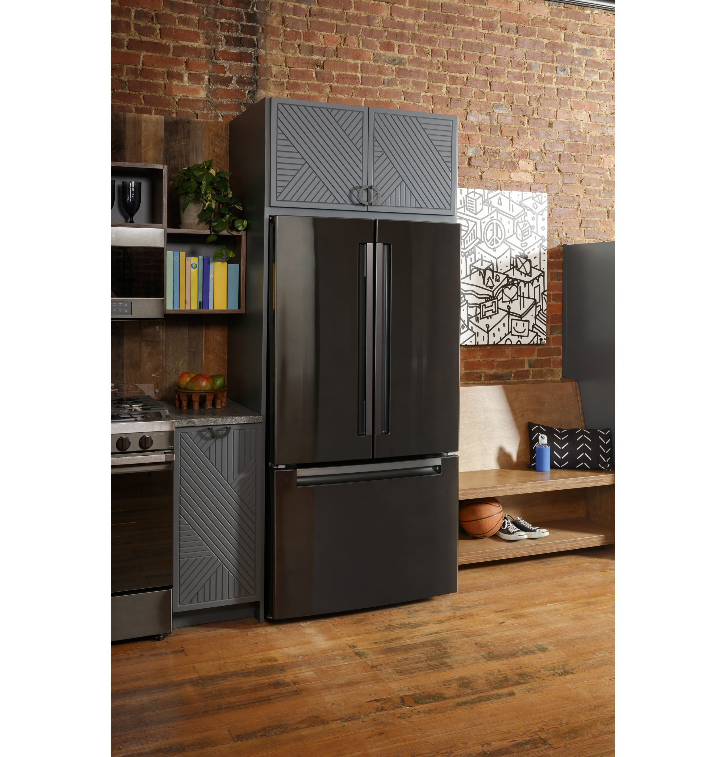 Haier ENERGY STAR® 27.0 Cu. Ft. French-Door RefrigeratorHaier ENERGY STAR® 27.0 Cu. Ft. French-Door Refrigerator view 3