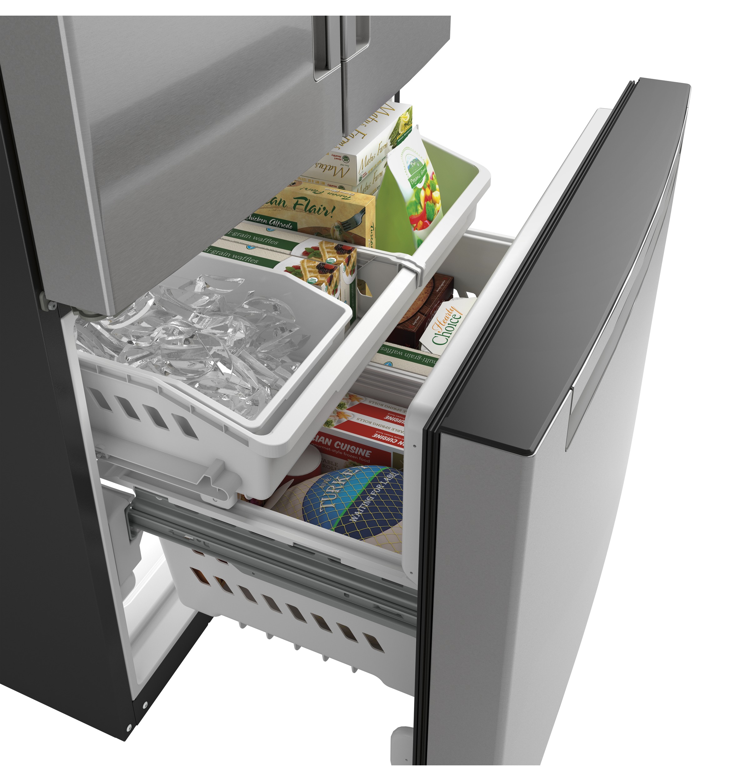 ENERGY STAR® 27.0 Cu. Ft. French-Door RefrigeratorENERGY STAR® 27.0 Cu. Ft. French-Door Refrigerator QNE27JSMSS