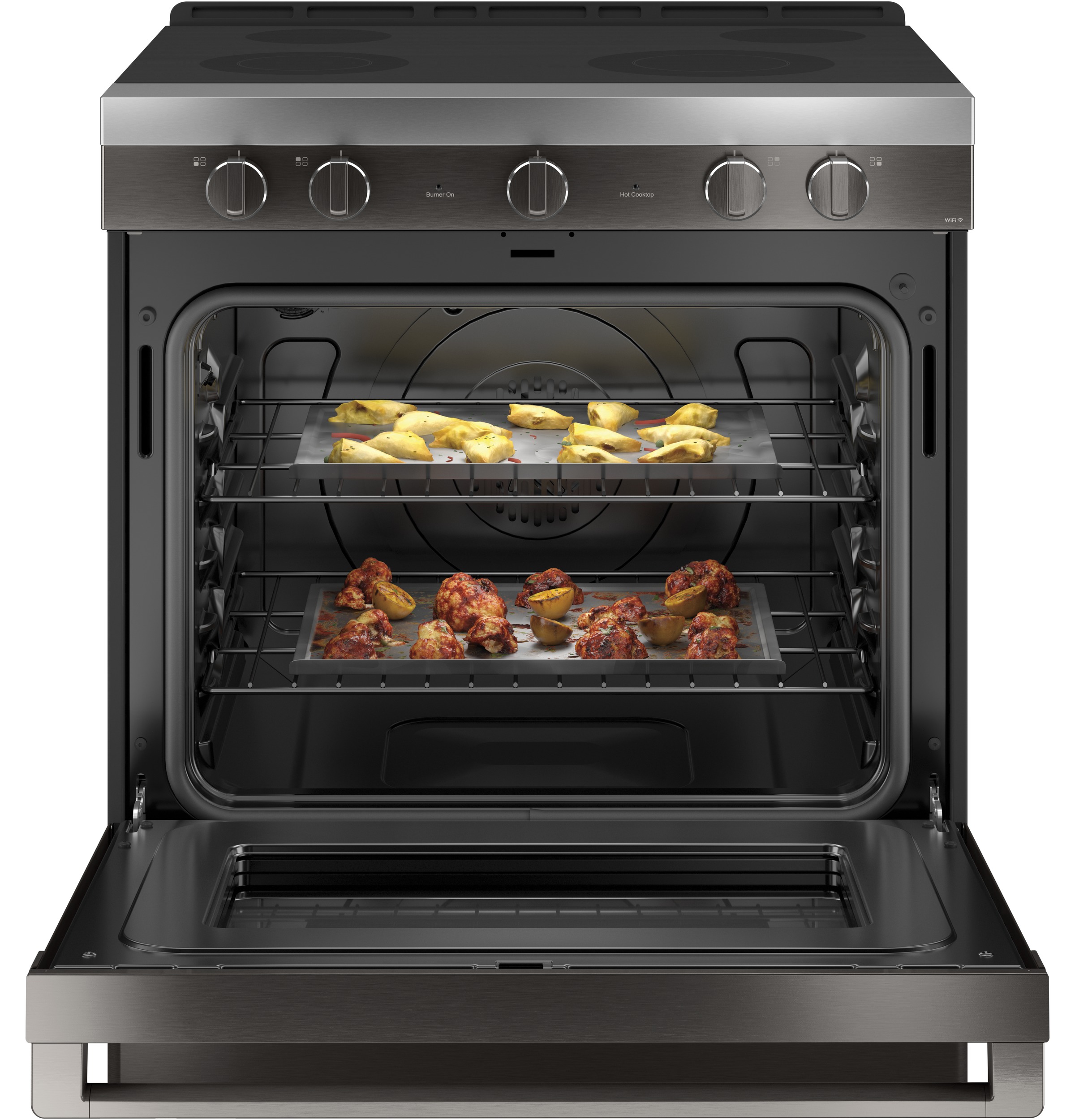 30" Smart Slide-In Electric Range with Convection30" Smart Slide-In Electric Range with Convection QSS740BNTS