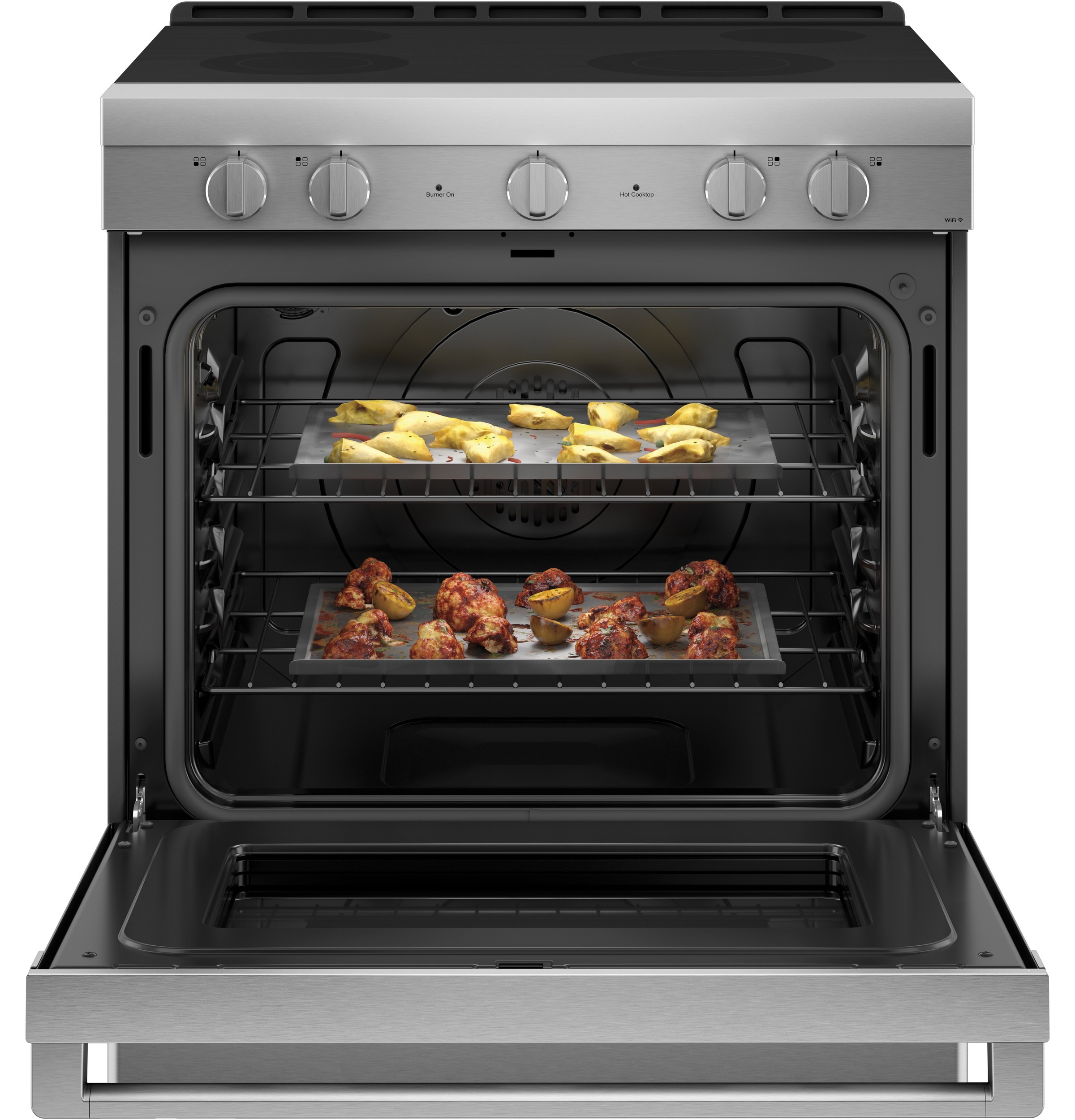 30" Smart Slide-In Electric Range with Convection30" Smart Slide-In Electric Range with Convection QSS740RNSS