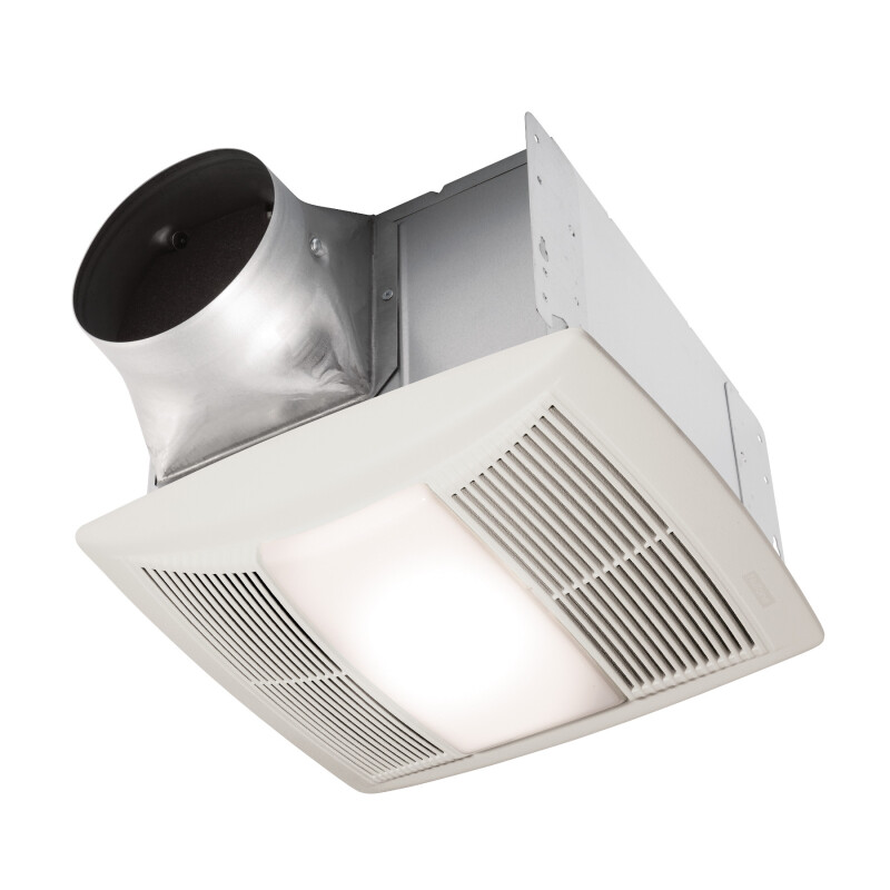 QT Series Quiet 130 CFM Ceiling Bathroom Exhaust Fan with LED Light and Night Light QTN130LE1