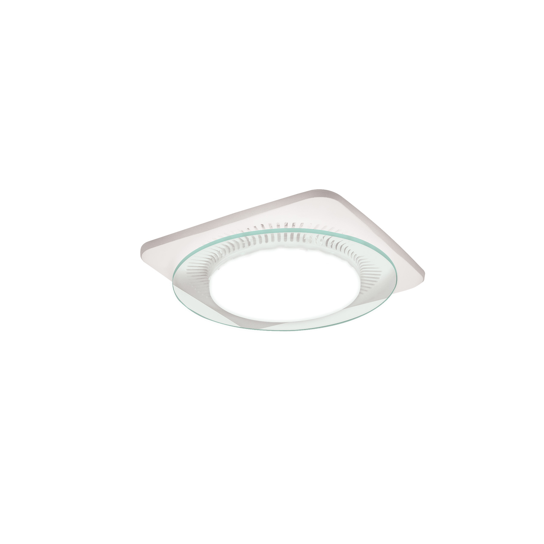 NuTone LunAura Collection 110 CFM Ventilation Fan/Light/LED Nightlight, with Tinted Light Panel, 0.7 Sones QTNLEDA