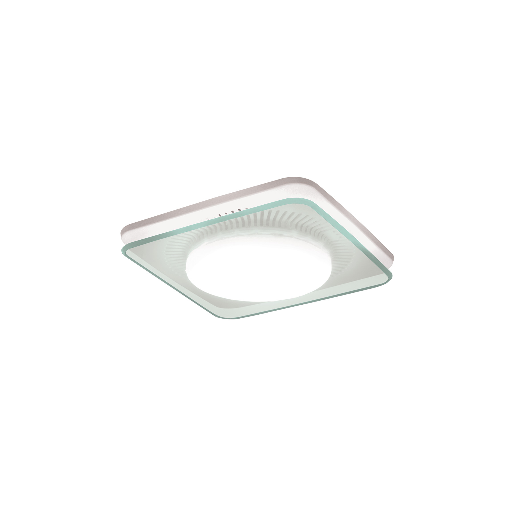 NuTone LunAura Collection 110 CFM Ventilation Fan/Light/LED Nightlight, with Tinted Light Panel, 0.9 Sones QTNLEDB