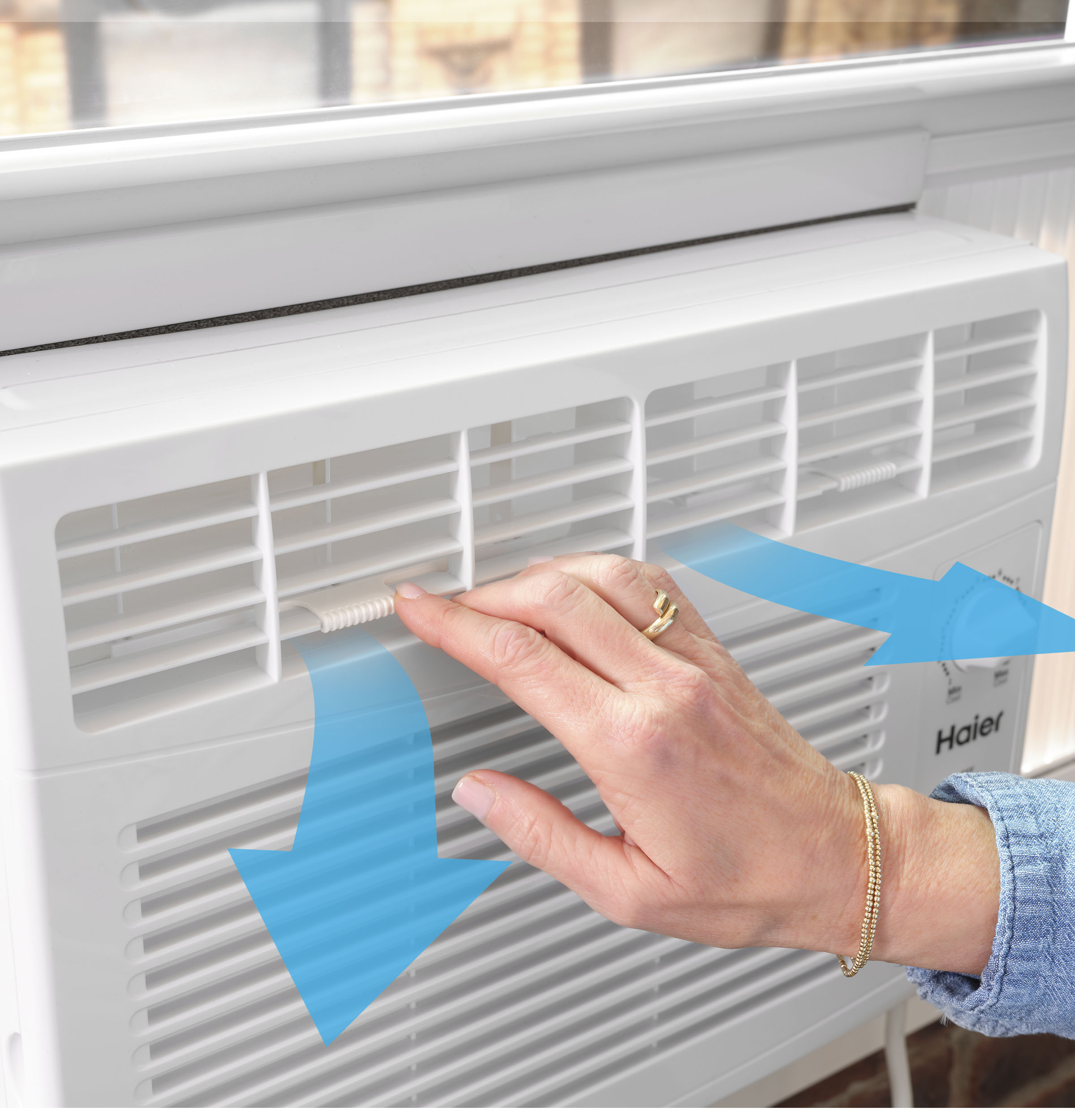 Haier 5,000 BTU Mechanical Window Air Conditioner for Small Rooms up to 150 sq ft.Haier 5,000 BTU Mechanical Window Air Conditioner for Small Rooms up to 150 sq ft. QTPC05AA