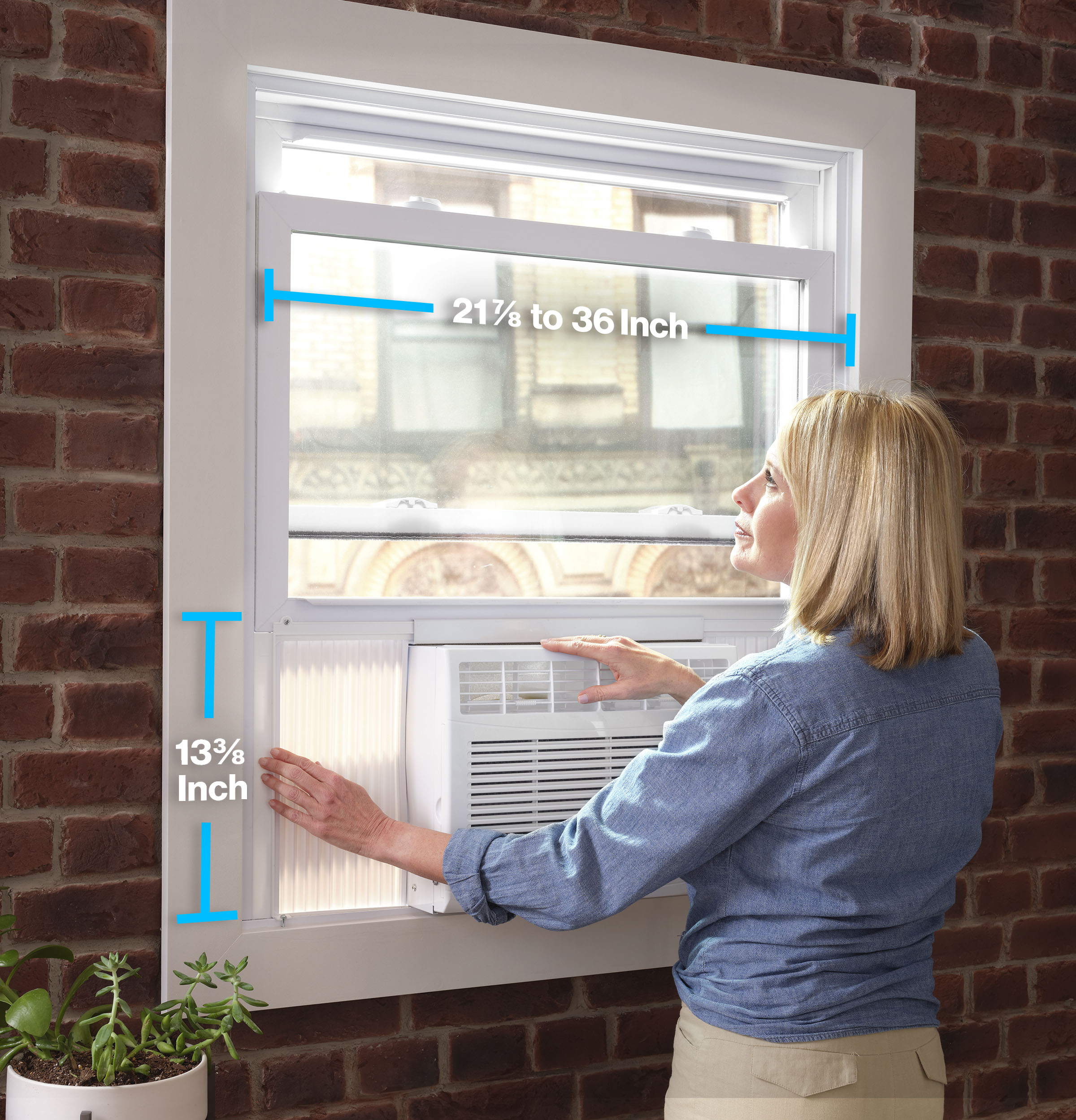 Haier 5,000 BTU Mechanical Window Air Conditioner for Small Rooms up to 150 sq ft.Haier 5,000 BTU Mechanical Window Air Conditioner for Small Rooms up to 150 sq ft. QTPC05AA