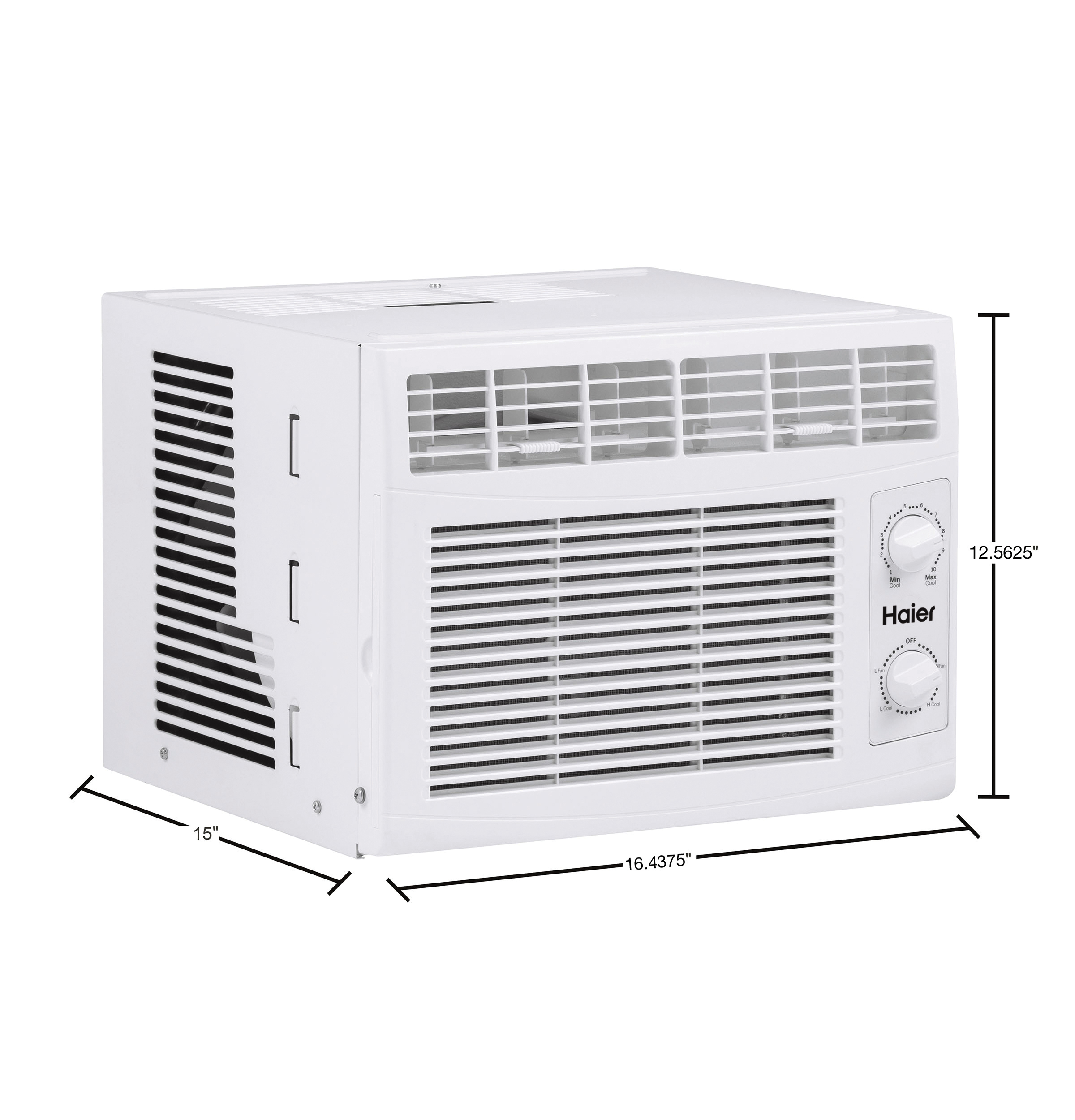 Haier 5,000 BTU Mechanical Window Air Conditioner for Small Rooms up to 150 sq ft.Haier 5,000 BTU Mechanical Window Air Conditioner for Small Rooms up to 150 sq ft. QTPC05AA