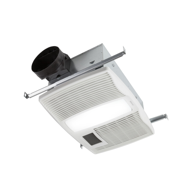 ** DISCONTINUED**  QT Series 110 CFM Ventilation Fan with 1500W heater, 2-60W incandescent light and 7W night-li QTX110HL