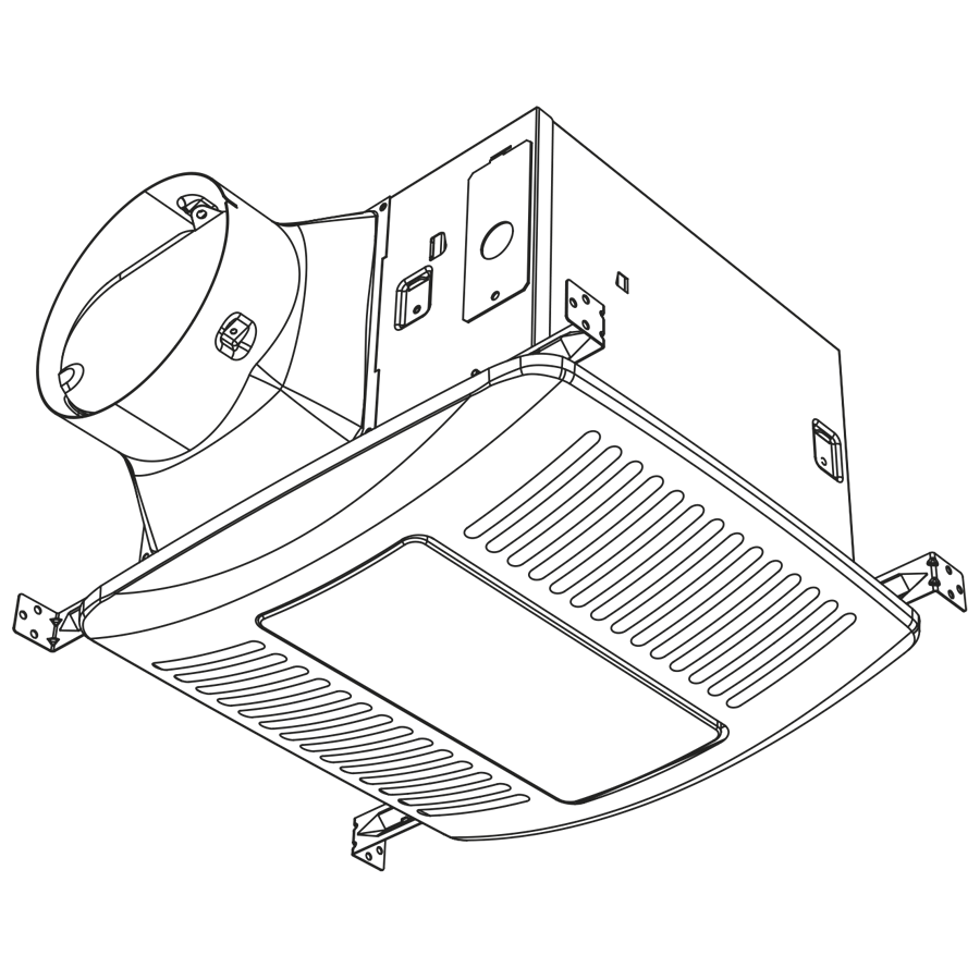 Haier ENERGY STAR® 140 CFM Bathroom Exhaust Fan with LED LightsHaier ENERGY STAR® 140 CFM Bathroom Exhaust Fan with LED Lights QVE110DTWW