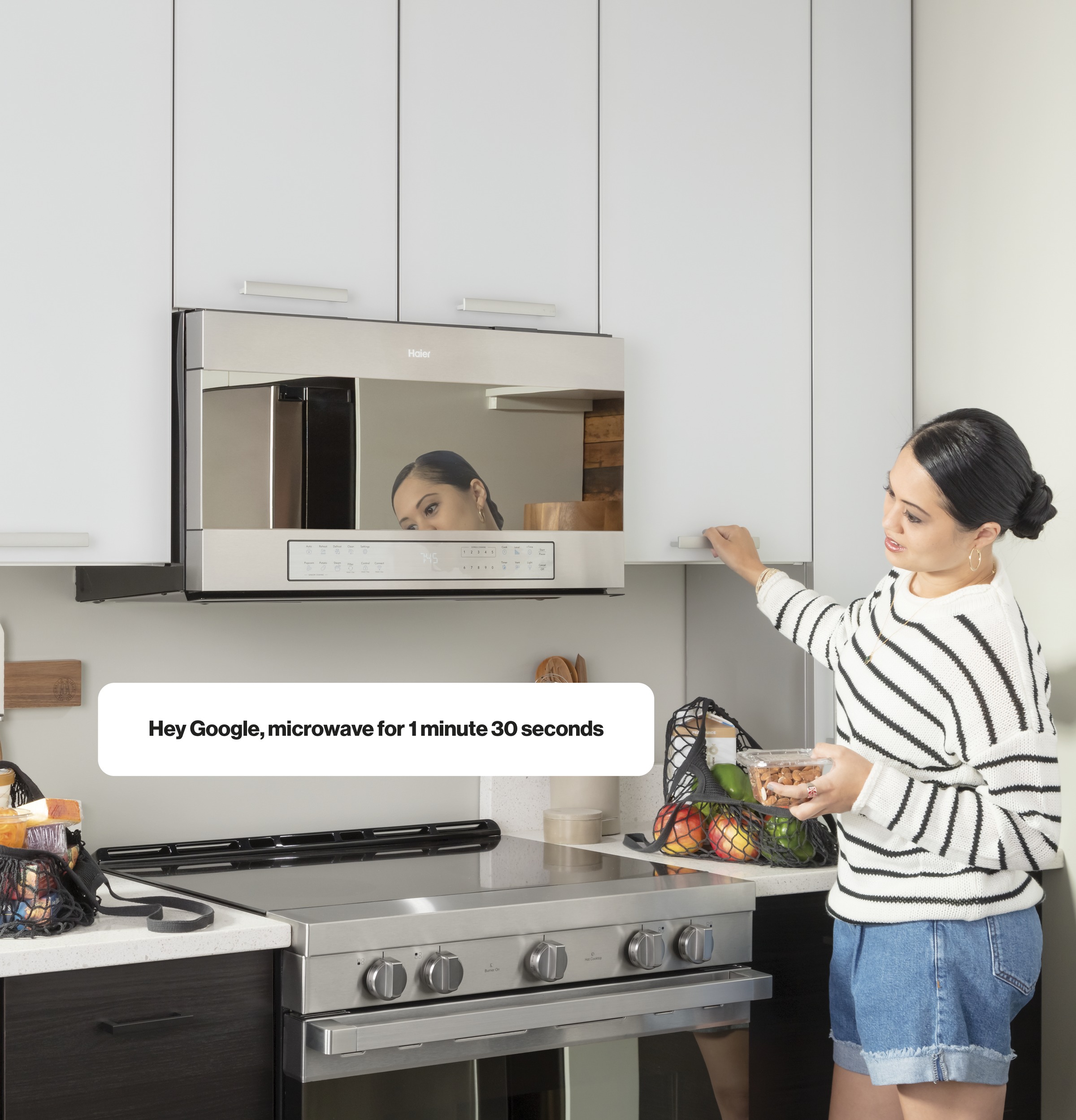 30" 1.6 Cu. Ft. Smart Over-the-Range Microwave Oven30" 1.6 Cu. Ft. Smart Over-the-Range Microwave Oven view 7