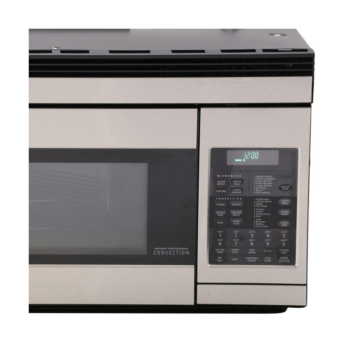 1.1 Cu. Ft. 850w Stainless Steel Over-the-range Convection Microwave Oven view 4
