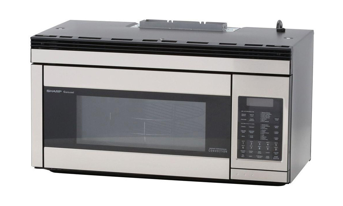 1.1 Cu. Ft. 850w Stainless Steel Over-the-range Convection Microwave Oven view 2
