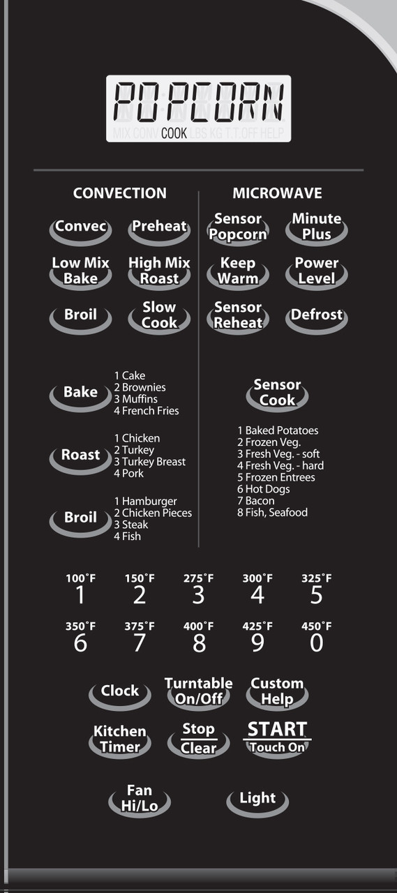 1.1 cu. ft. 850W Convection Over-the-Range Microwave Oven view 5