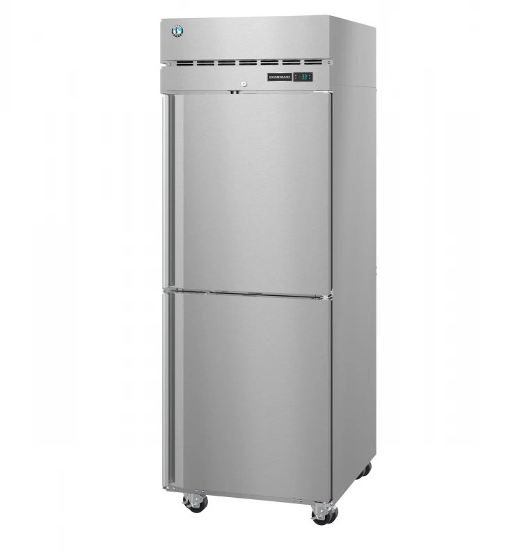 R1A-HSL, Refrigerator, Single Section Upright, Half Stainless Doors with LockTitle R1AHSL
