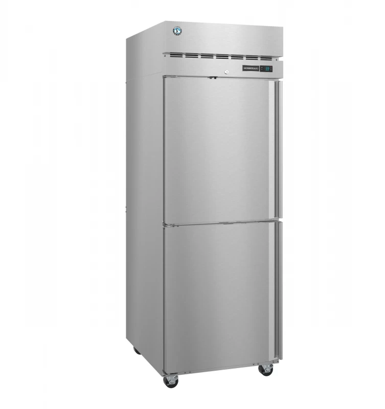 R1A-HSL, Refrigerator, Single Section Upright, Half Stainless Doors with LockTitle R1AHSL