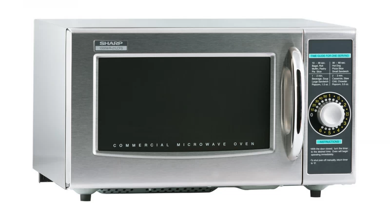 Medium-Duty Commercial Microwave Oven With 1000 Watts R21LCFS