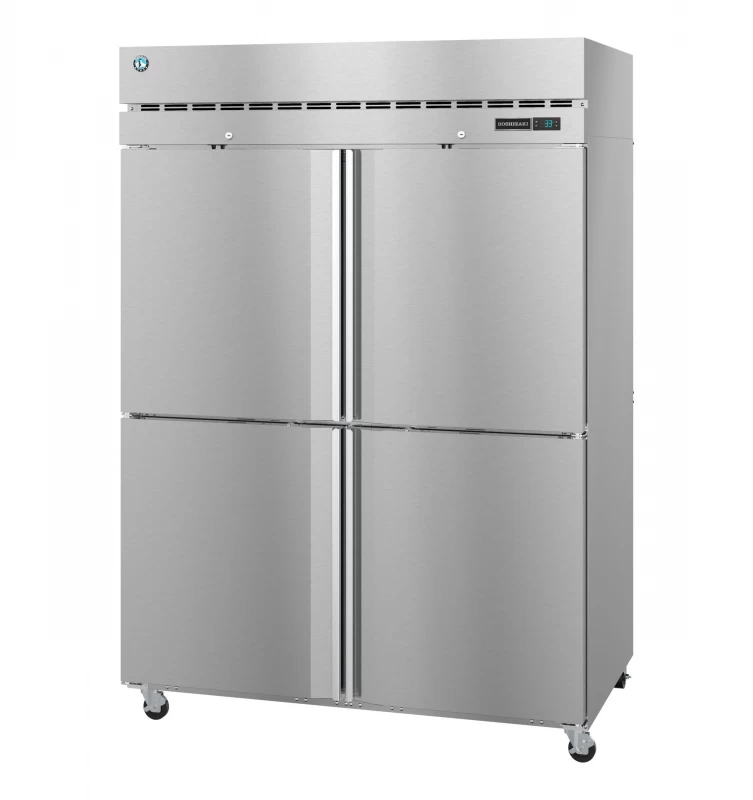 R2A-HS, Refrigerator, Two Section Upright, Half Stainless Doors with LockTitle R2AHS