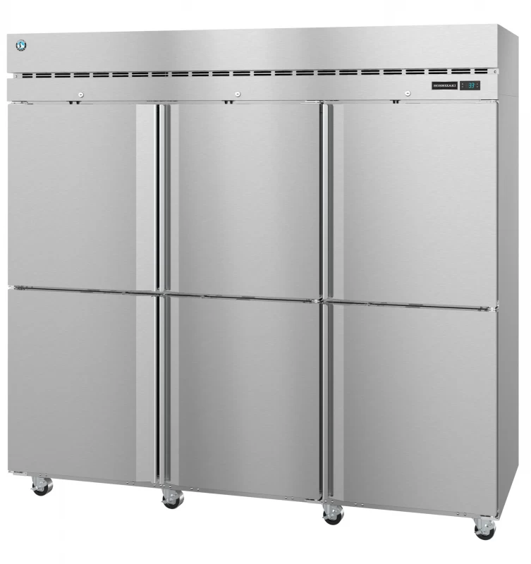 R3A-HS, Refrigerator, Three Section Upright, Half Stainless Doors with LockTitle R3AHS