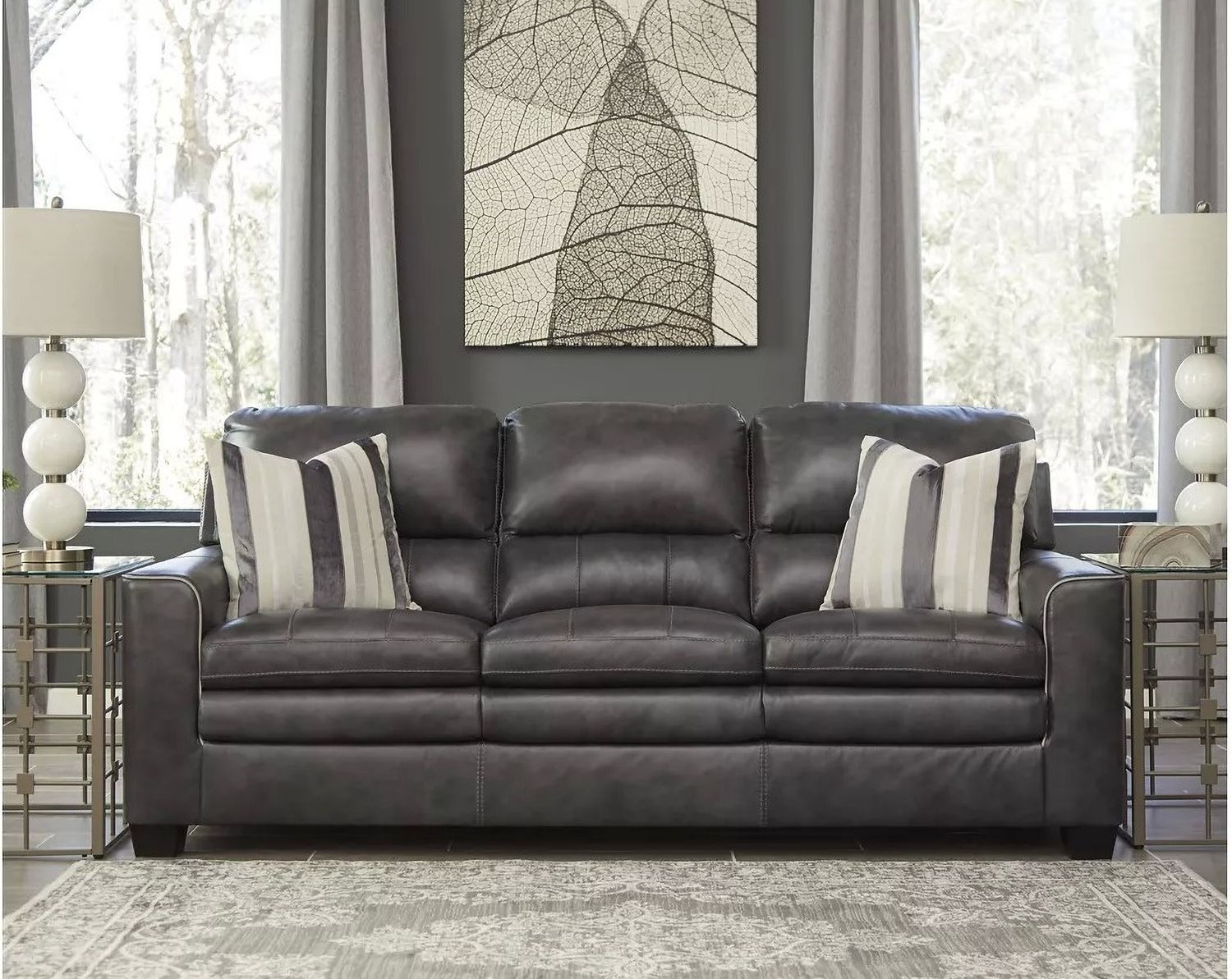 South Blue and Tan Large Rug R402721
