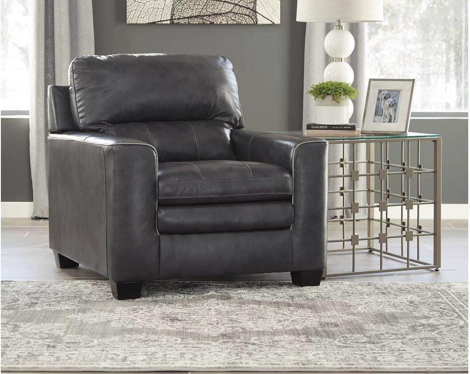 South Blue and Tan Medium Rug R402722