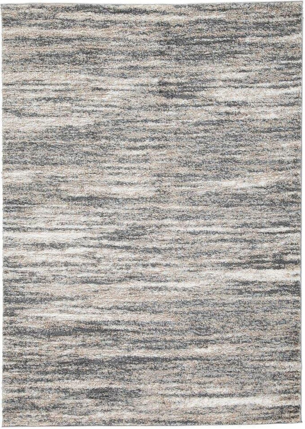 Gizela Ivory Beige and Gray Large Rug R404861