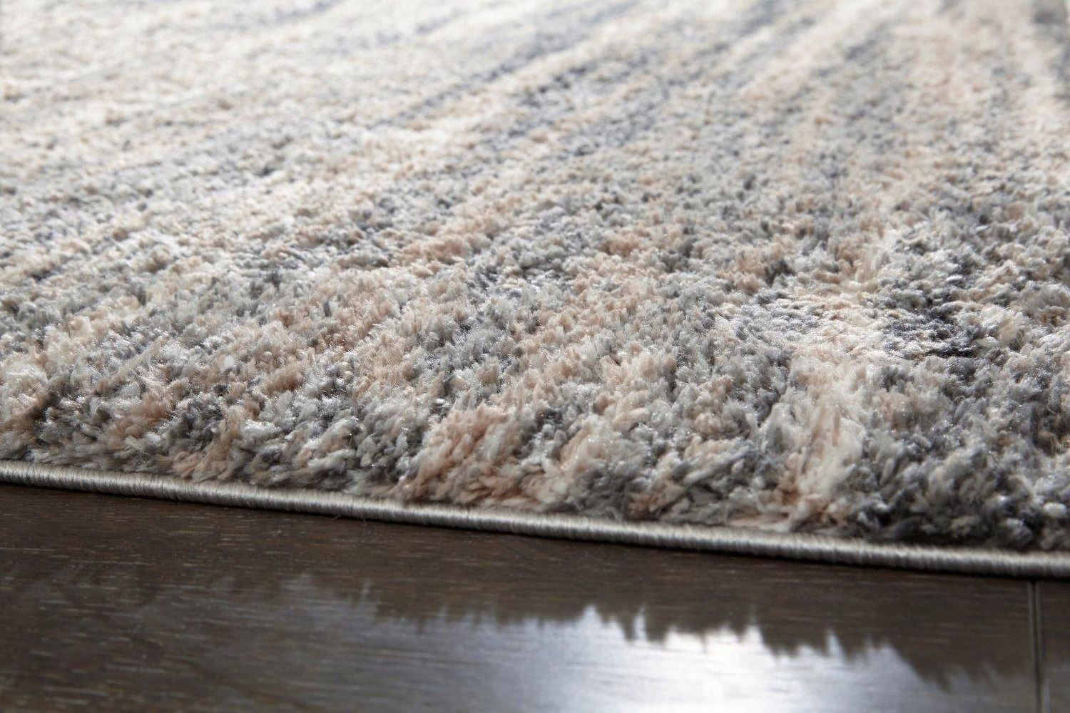 Gizela Ivory Beige and Gray Large Rug R404861