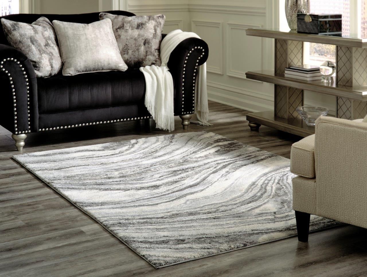 Wysdale Cream/Gray Large Rug R404901