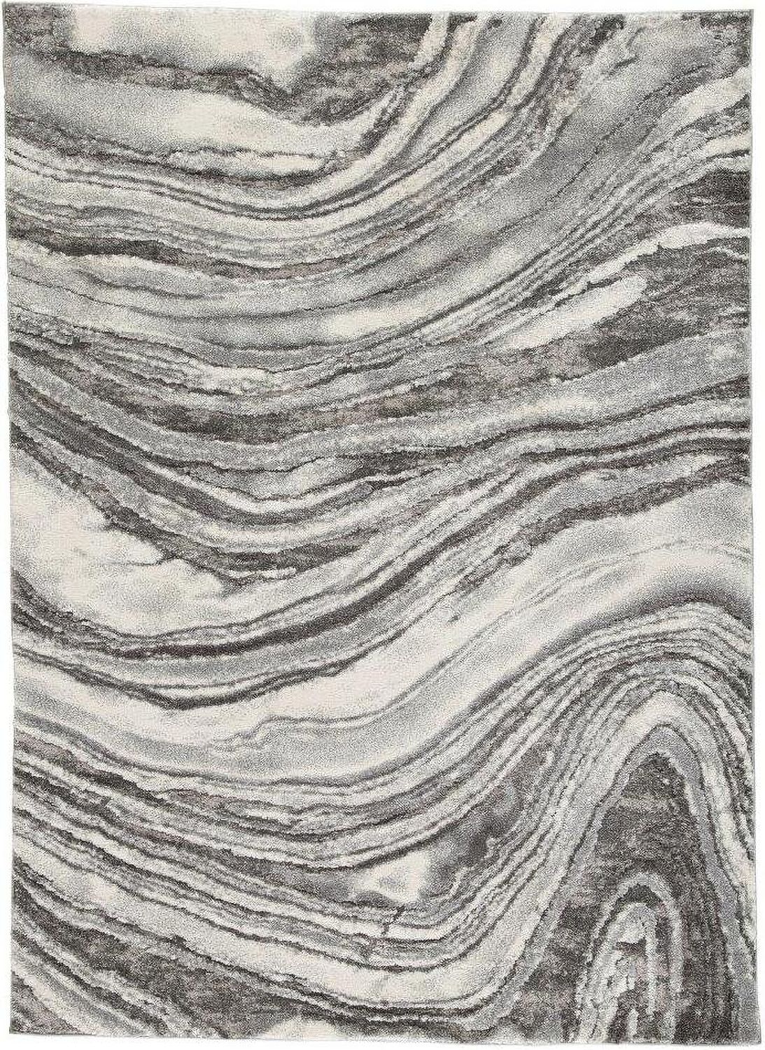 Wysdale Cream and Gray Small Rug R404902