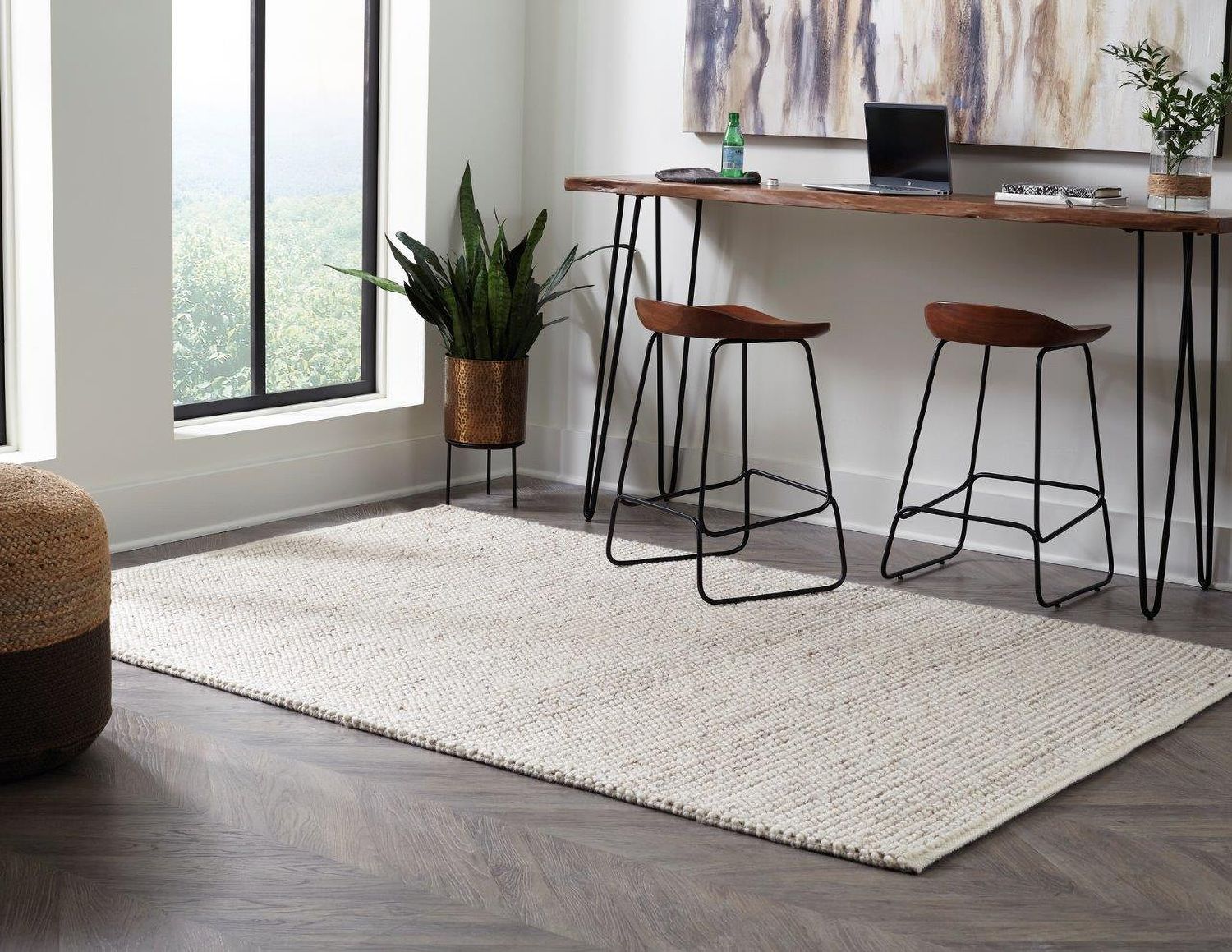 Jossick Cream And Gray Large Rug R405101