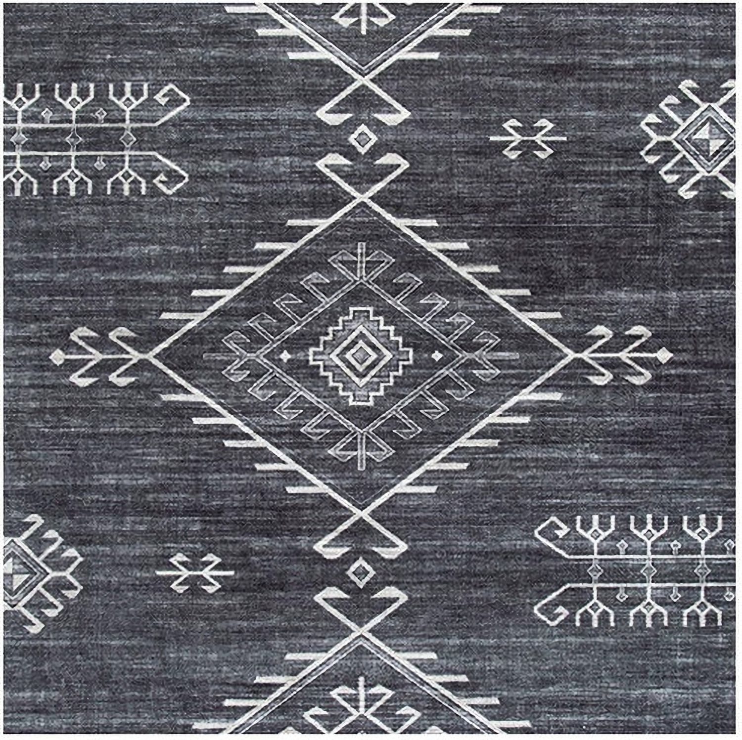 Arloman Black And Cream Medium Rug R405932
