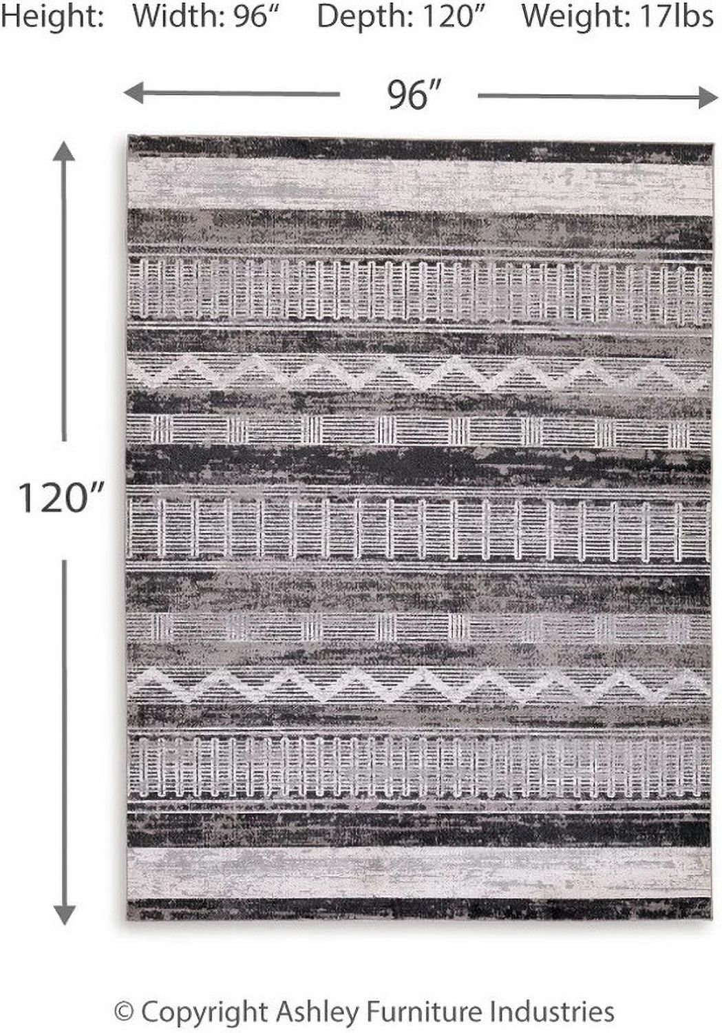 Henchester Multi Large Rug R405991