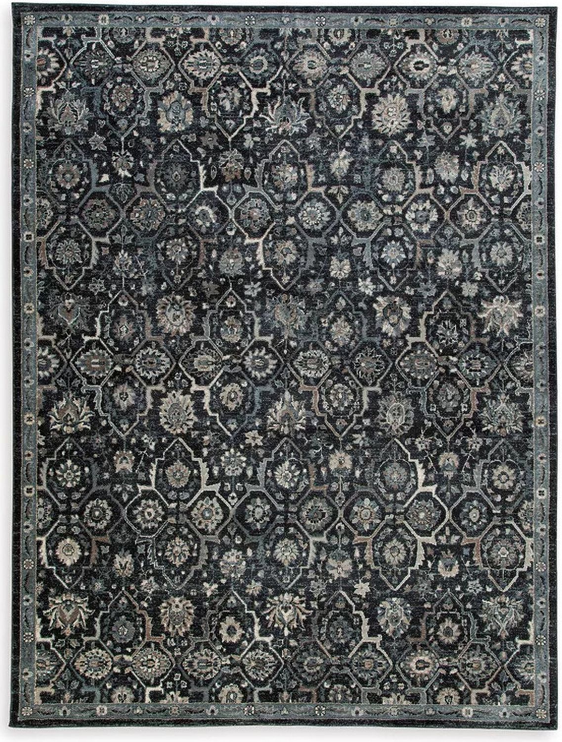 Hilcott Blue And Gray Large Rug R406111