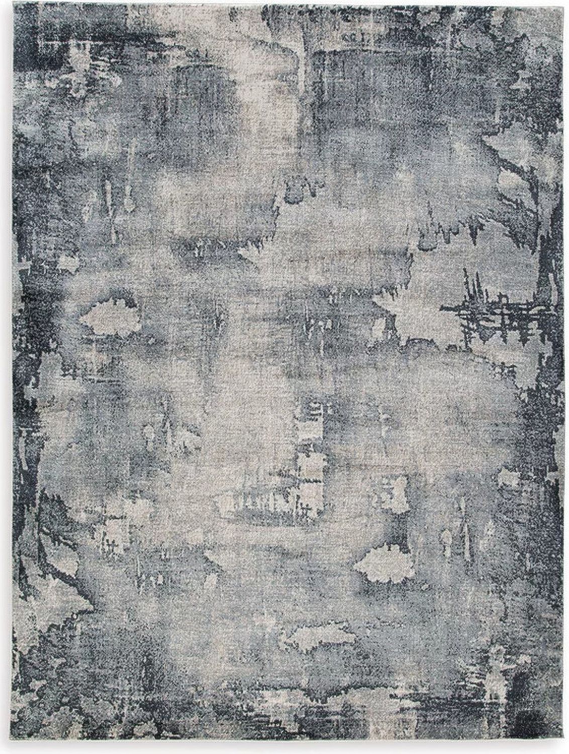 Langrich Blue And Gray Large Rug R406131