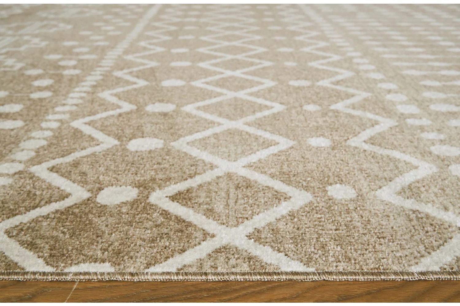 Bunchly Brown and Cream Medium Rug R406222