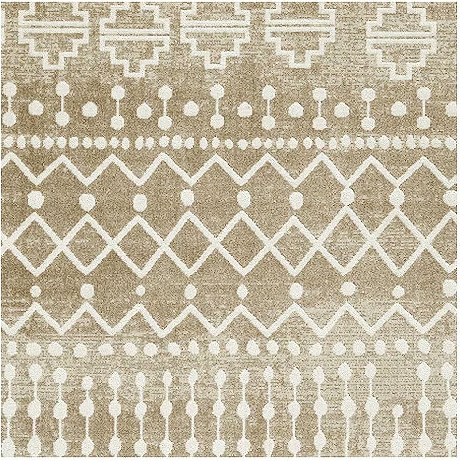 Bunchly Brown and Cream Medium Rug R406222