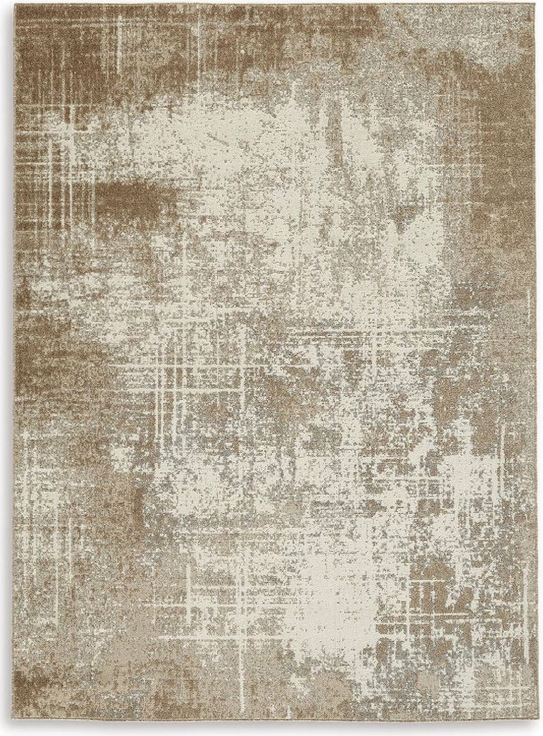 Grifflain Brown and Gray Medium Rug R406232