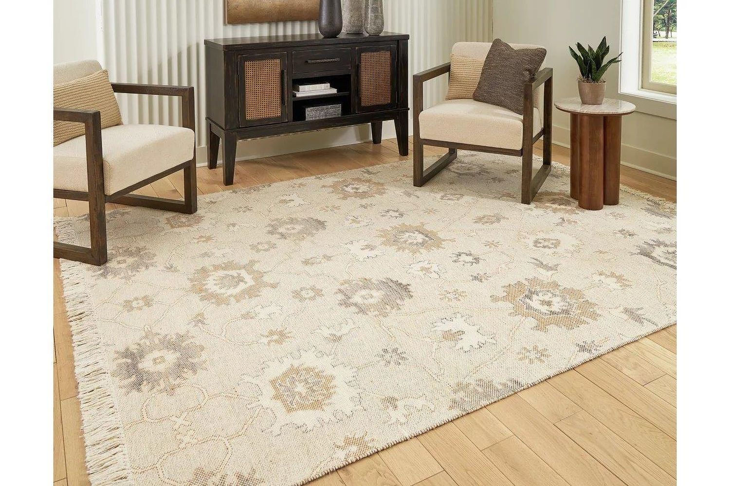 Calkin 8 ft x 10 ft Rug In Linen and Gray R406391