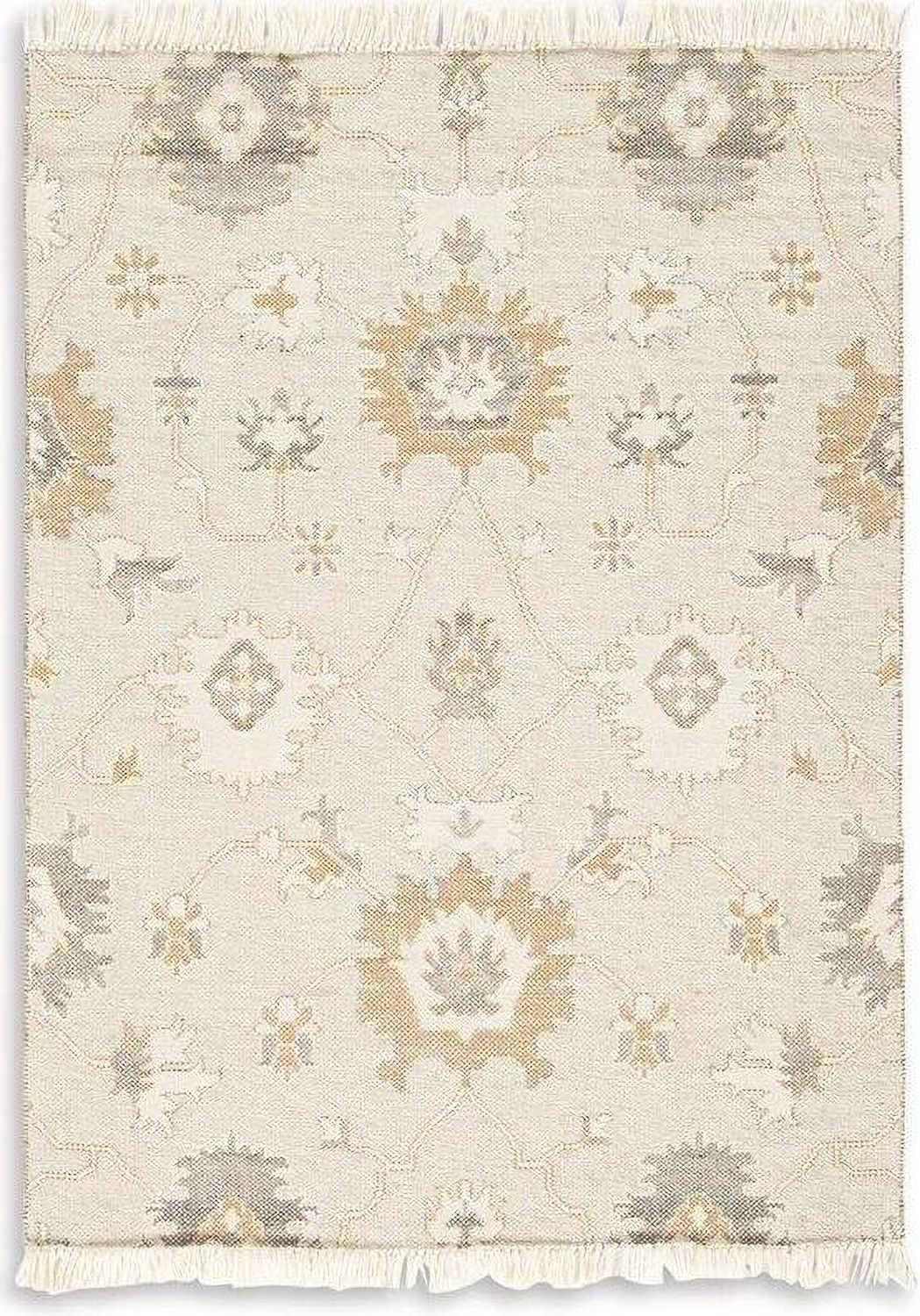 Calkin 5 ft x 7 ft Rug In Linen and Gray R406392