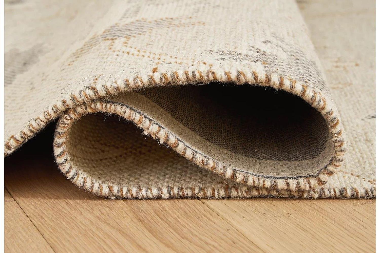 Calkin 5 ft x 7 ft Rug In Linen and Gray R406392