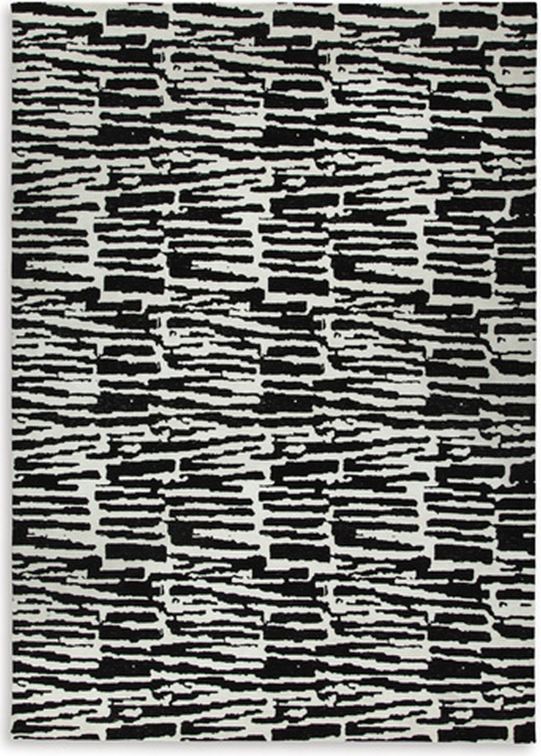 Bramshaw Extra Large Rug In Black and Ivory R406760