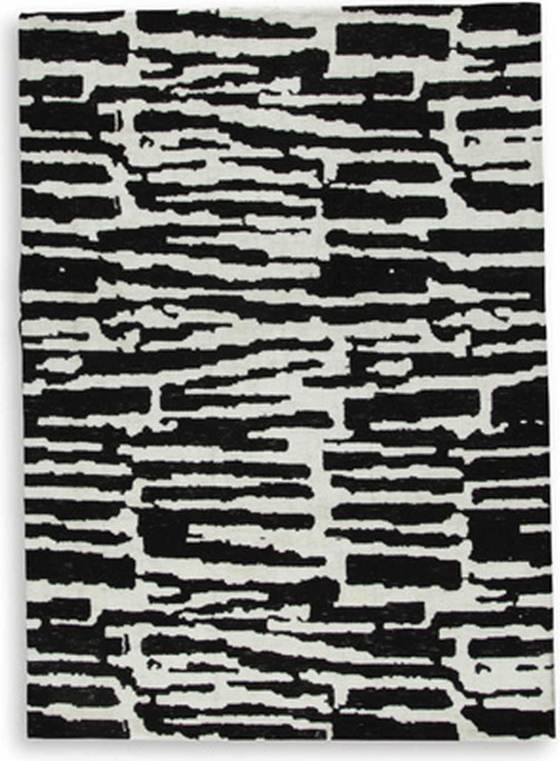Bramshaw Medium Rug In Black and Ivory R406762