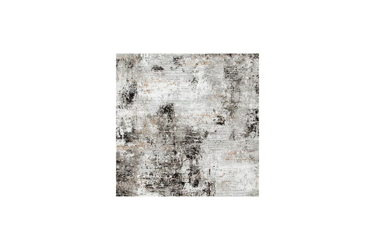 Langwell Extra Large Rug In Black and Gray R406780