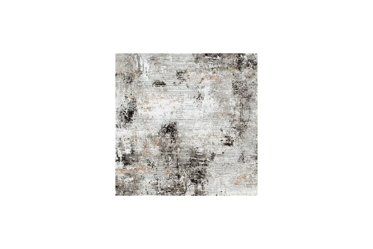 Langwell Large Rug In Black and Gray R406781