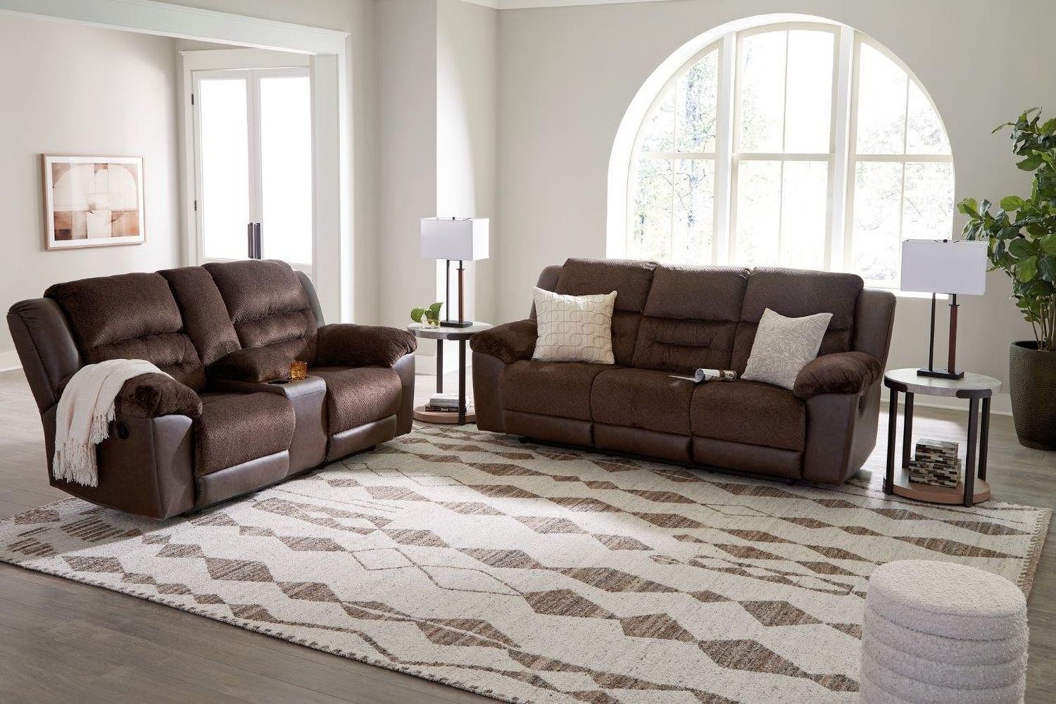 Brettler Extra Large Rug In Beige and Brown R406790