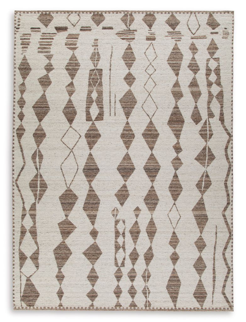 Brettler Extra Large Rug In Beige and Brown R406790